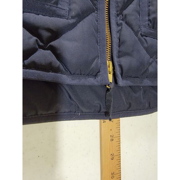 J Crew Navy Blue Women's Down Puffer Vest - XS - Picture 5 of 7